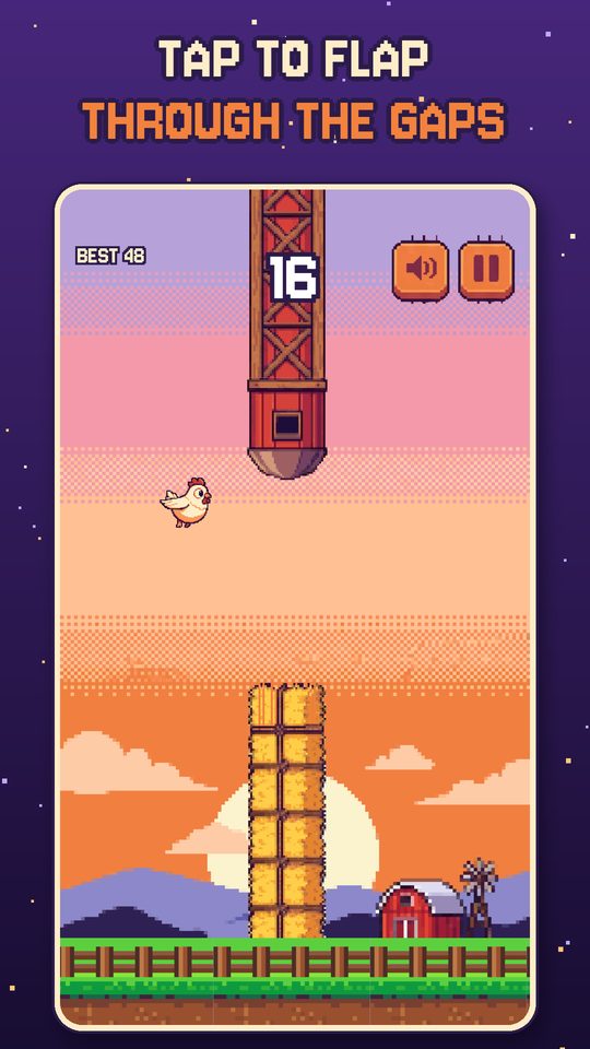 Tap to flap through the gaps